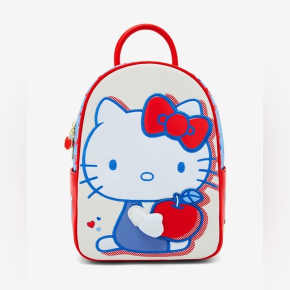 Hello Kitty Handbags - Her Universe Hello Kitty Apple Mini Backpack NWT​